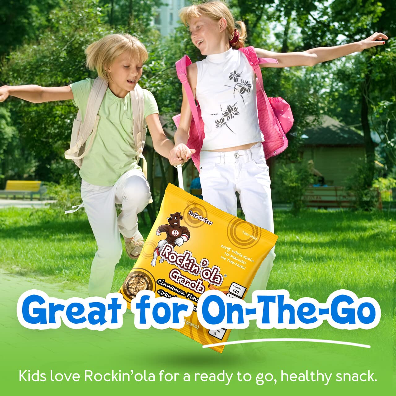 Rockin'Ola Protein Granola Clusters, Quick Breakfast Snack, Allergen Free, No Artificial Flavors, Colors or Preservatives, On-The-Go Healthy Snack
