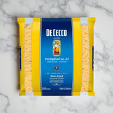 De Cecco Semolina Pasta, Tortiglioni No.23, 5 Pound (Pack of 4)