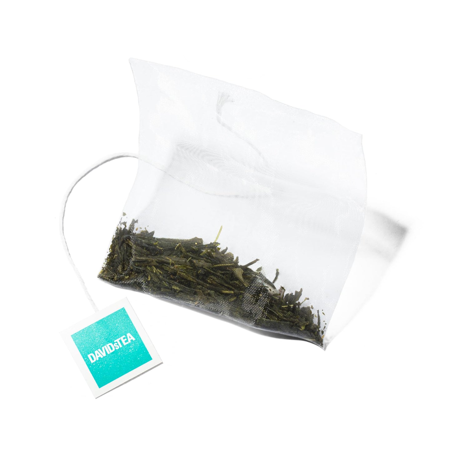 DAVIDsTEA Organic Japanese Sencha Green Tea - High Caffeine Green Tea Bags - Smooth & Grassy Flavor - 15 Count - Traditional Japanese Sencha Tea
