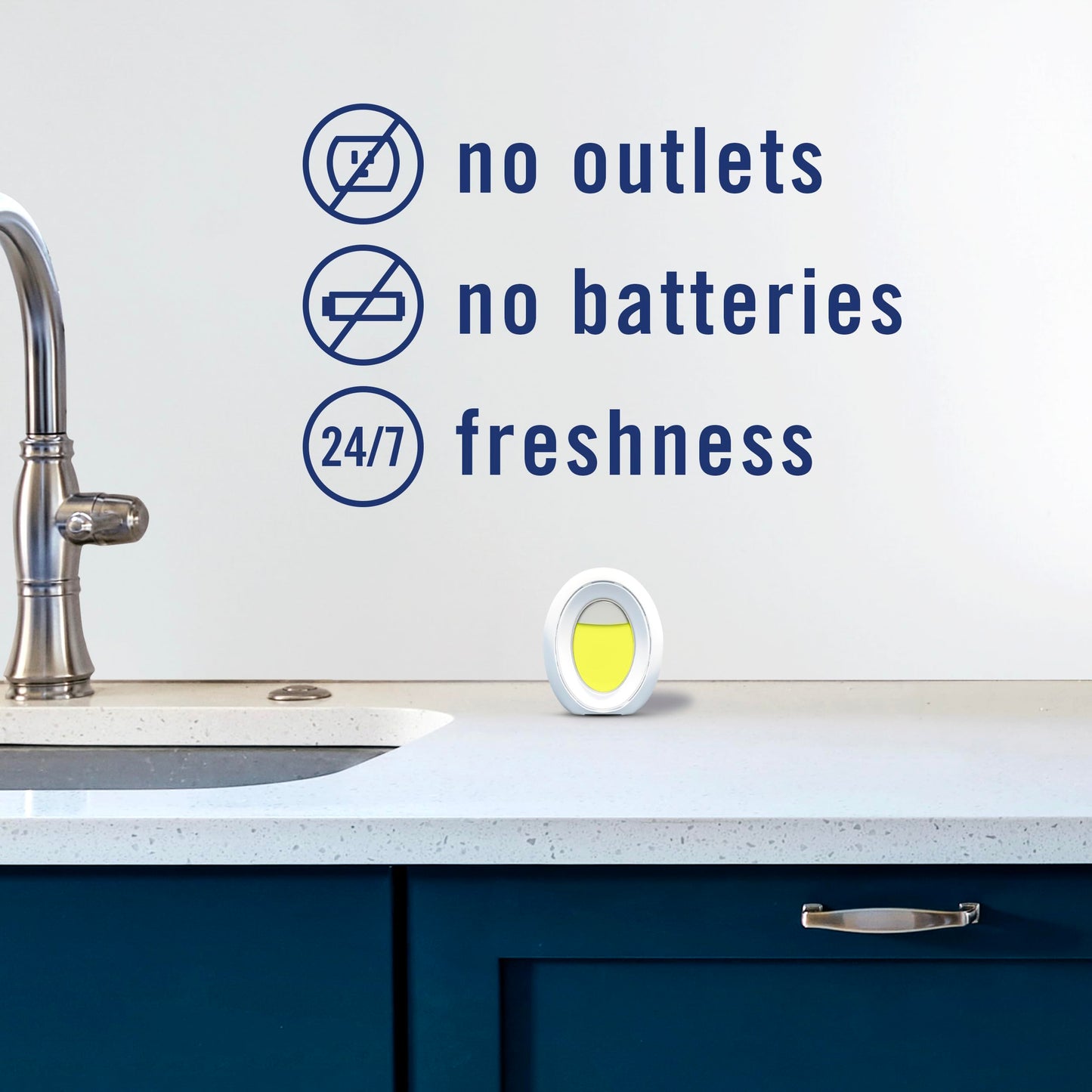 Febreze Kitchen Air Freshener, Odor-Fighting, Plug In Alternative, Air Fresheners for Home and Bathroom and Kitchen, Closet Air Fresheners, Fresh