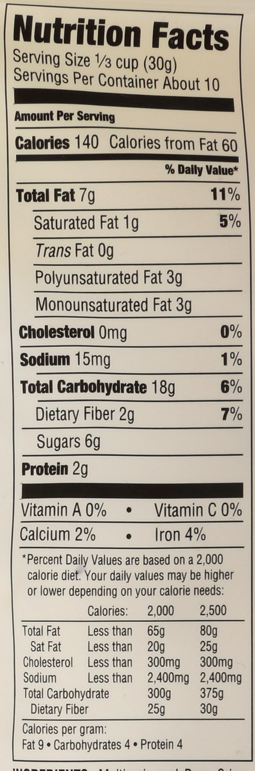Bakery On Main, Granola Rainforest Gluten Free, 11 Ounce
