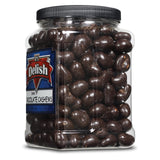 Dark Chocolate Covered Cashews by Its Delish, 3 LBS Jumbo Reusable Container (Jar) | Gourmet Dark Chocolate Cashews, Healthy Snacks Chocolate Nuts