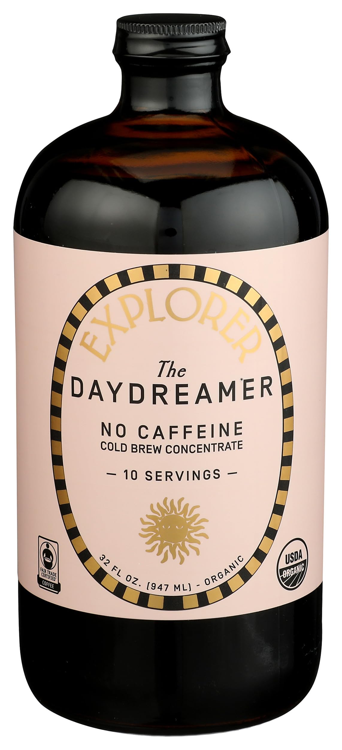 Explorer Cold Brew, Coffee Cold Brew Concentrate Decaf Daydreamer Organic, 32 Fl Oz