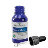 Forces of Nature Organic, Natural Focus More Brain Health Support with Dandelion & Wild Lettuce, Sublingual Tincture Helps Support Memory
