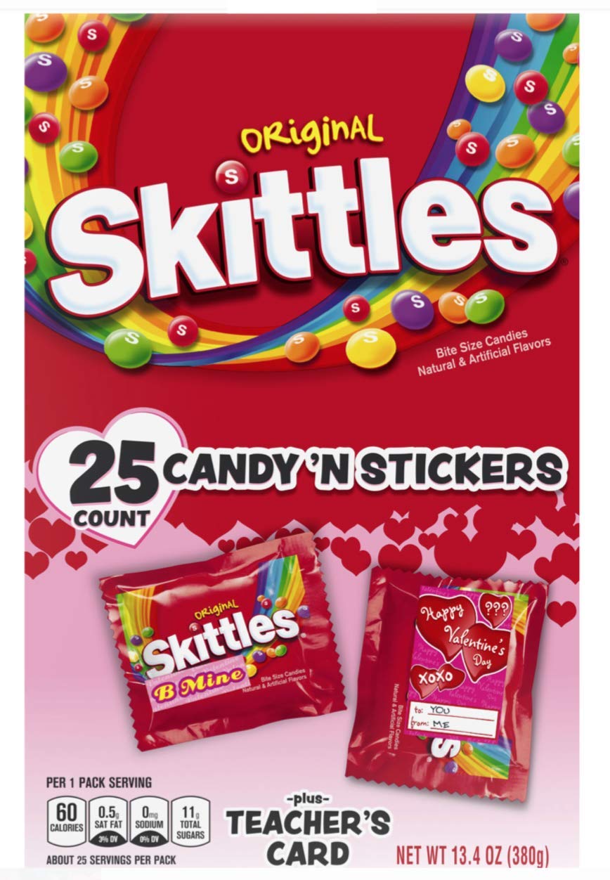 Valentines Variety: (SKITTLES Original Candy Valentine's Day Exchange)