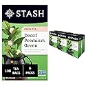 Stash Tea Decaf Premium Green Tea - Decaf, Non-GMO Project Verified Premium Tea with No Artificial Ingredients, 18 Count (Pack of 6) - 108 Bags Total