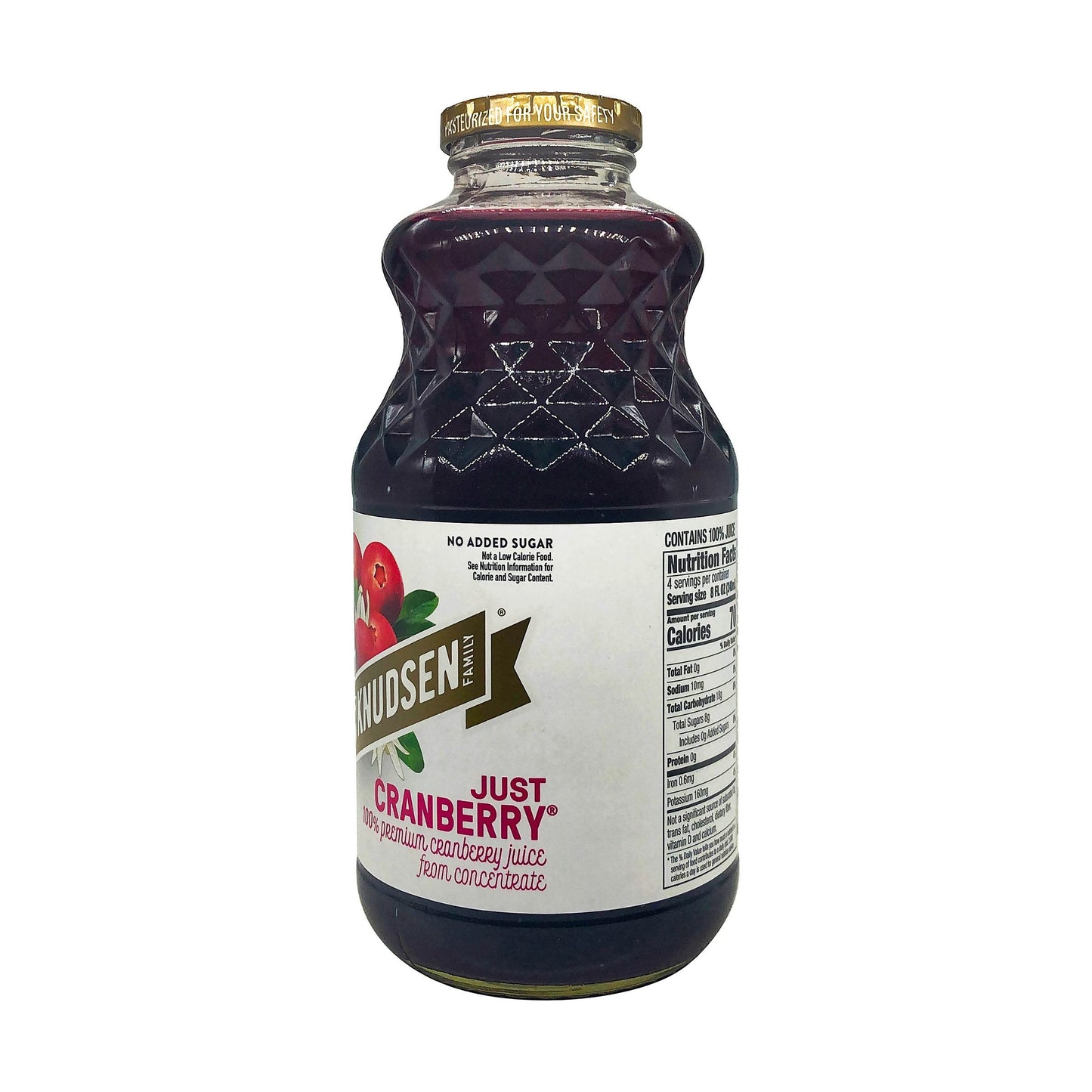 RW Knudsen Just Cranberry Juice, 32 FZ