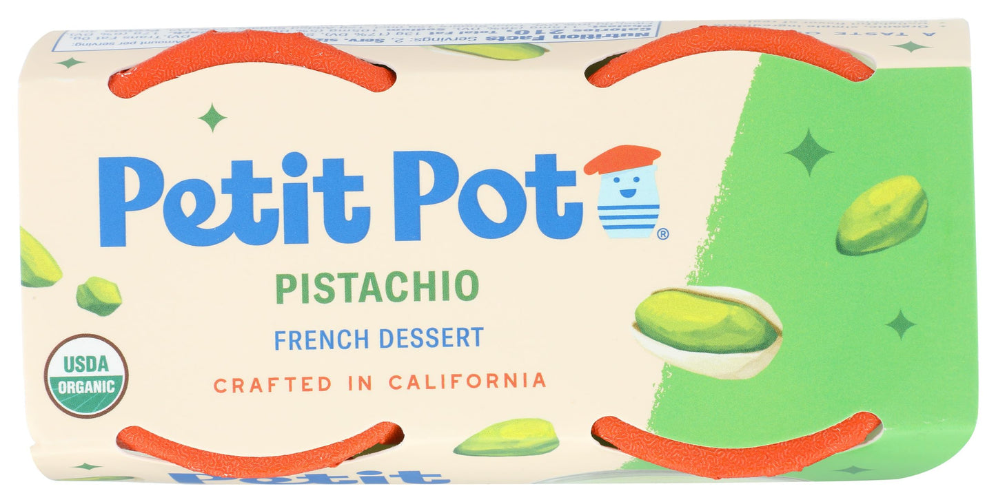 Petit Pot Organic Pistachio French Dessert, 8 OZ