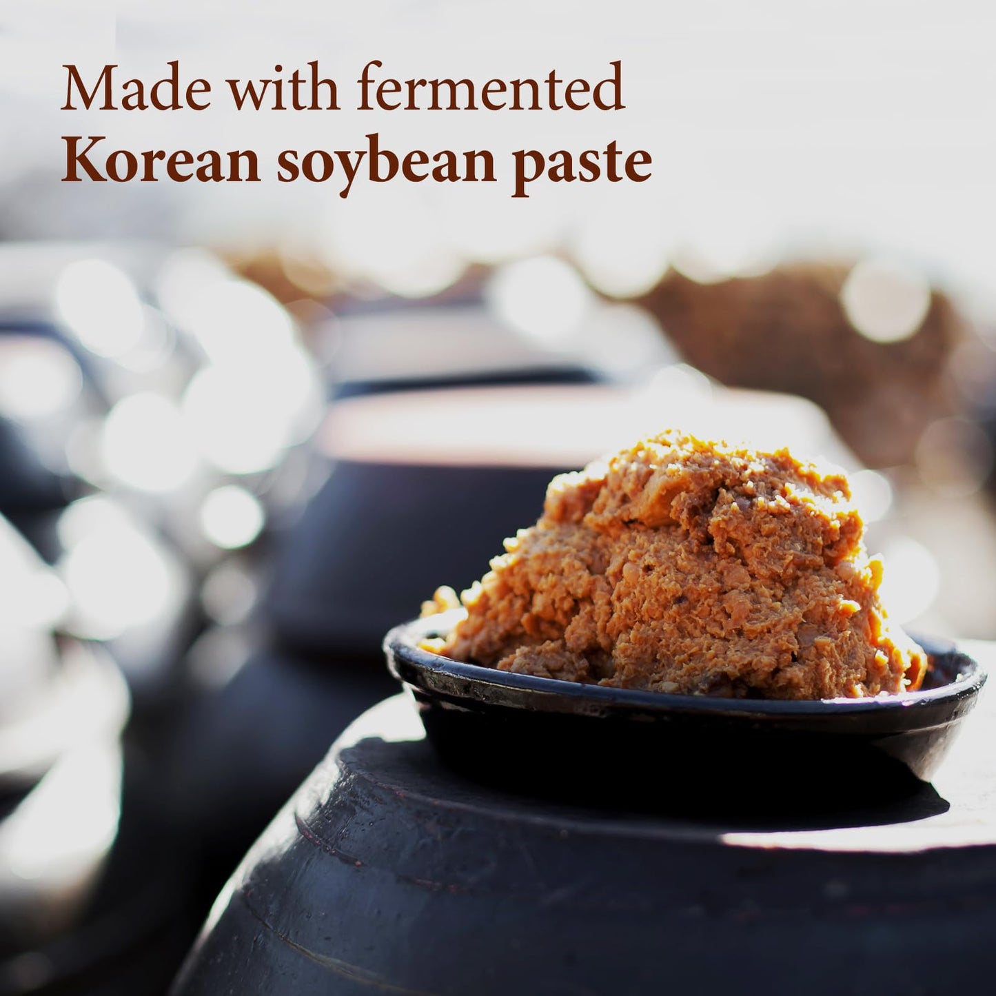 Wang Korean Traditional Doenjang - Authentic Fermented Soybean Paste | Korean Pantry Staple for Doenjang Jjigae, Ssamjang & Korean BBQ Marinades | 1.1