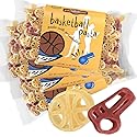 Pastabilities Fun Shaped Pasta for Kids - Basketball - Basketball and Whistle Sport Theme, Non-GMO Natural Wheat and Vegetable Pasta, All-Natural