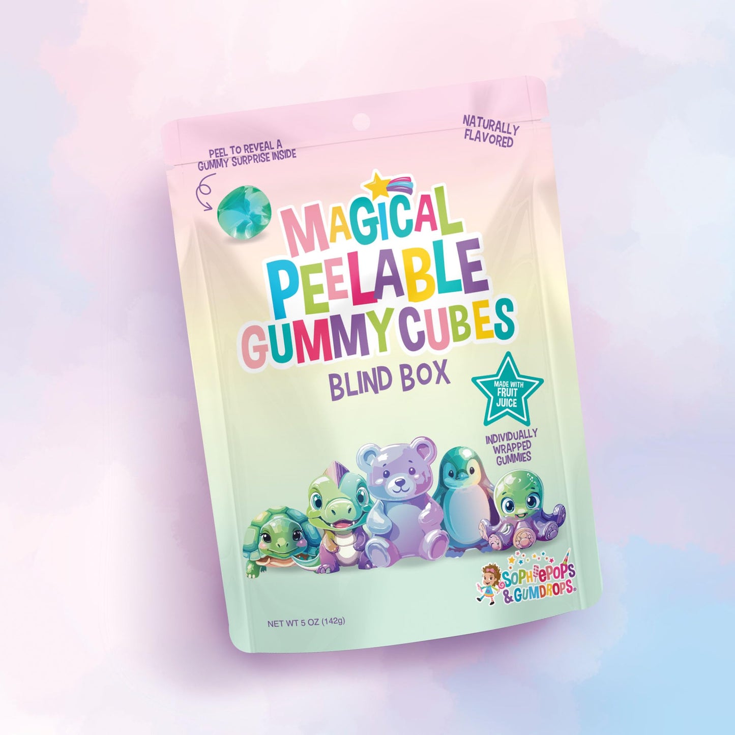 Peelable Gummy Cubes ~ Blind Box (5 oz, 6 PACK)