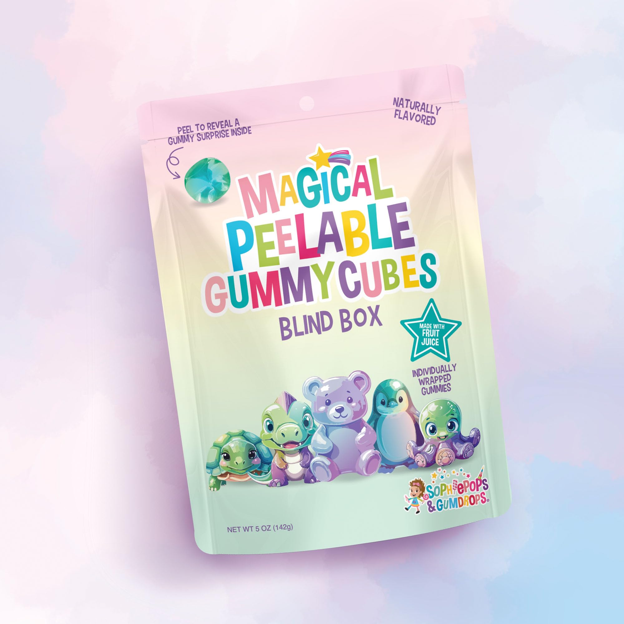 Peelable Gummy Cubes ~ Blind Box (5 oz, 6 PACK)