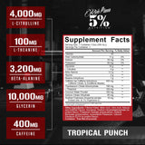 5% Nutrition Kill It Energy Drink, High Stim Pre Workout (Tropical Punch)
