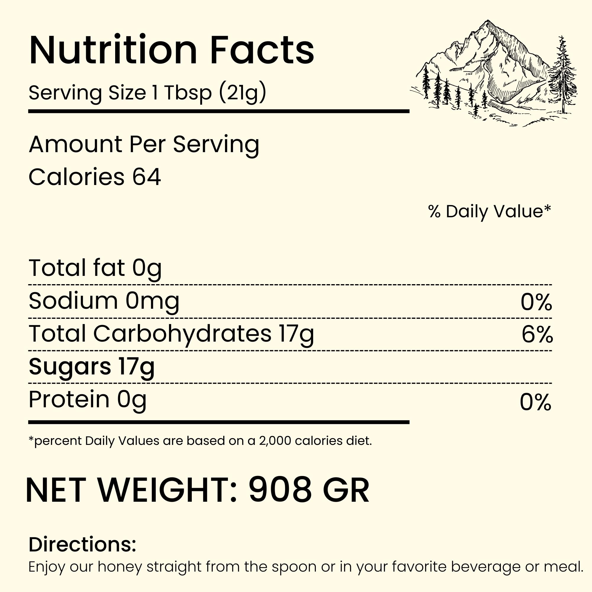 Altay Raw Linden Honey - 100% Pure, Unfiltered, Unpasteurized, Ethically Sourced - Glass Jar, 908g / 35.2oz