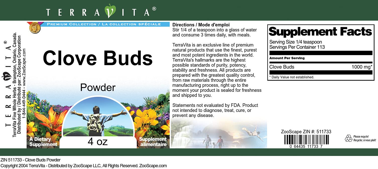 Clove Buds Powder (4 oz, ZIN: 511733) - 3 Pack