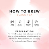 Pinky Up Organic Chai Latte Tea - Whole Leaf Organic Black Tea, 40-60mg Caffeine Per Serving, Naturally Calorie Free & Gluten Free Flavored Tea, 3 Oz