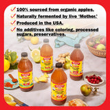 Bragg Organic Apple Cider Vinegar Cranberry Apple Blend with the Mother - 16 fl oz - Raw and Unfiltered