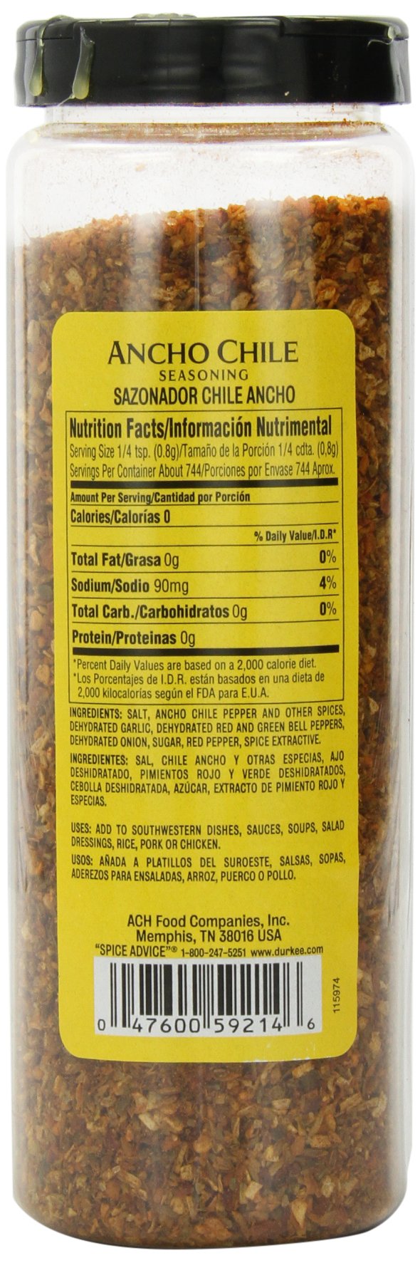 Durkee Ancho-Chile Seasoning, 21-Ounce