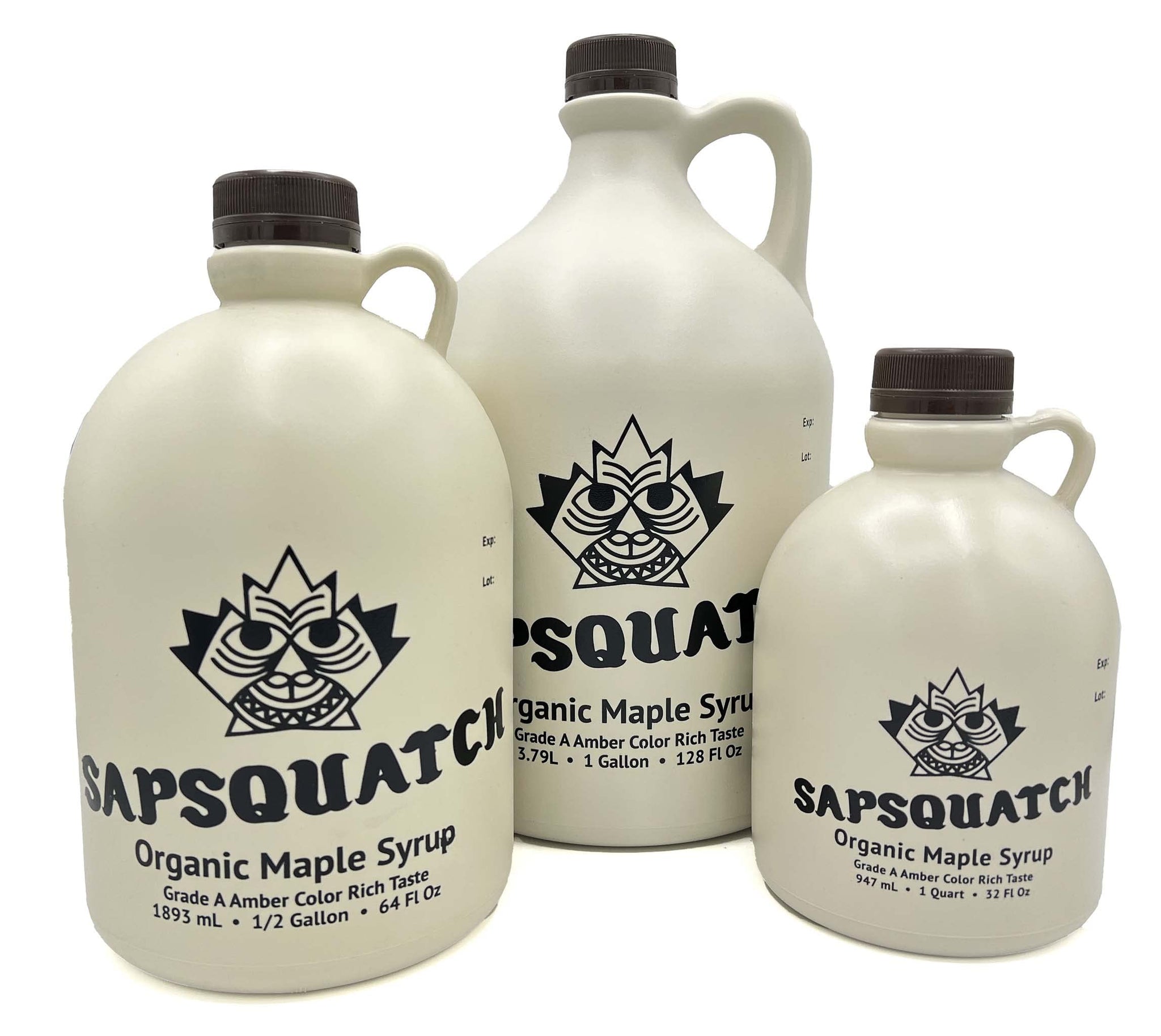 Sapsquatch Organic Maple Syrup - Gallon - Grade-A Amber Rich