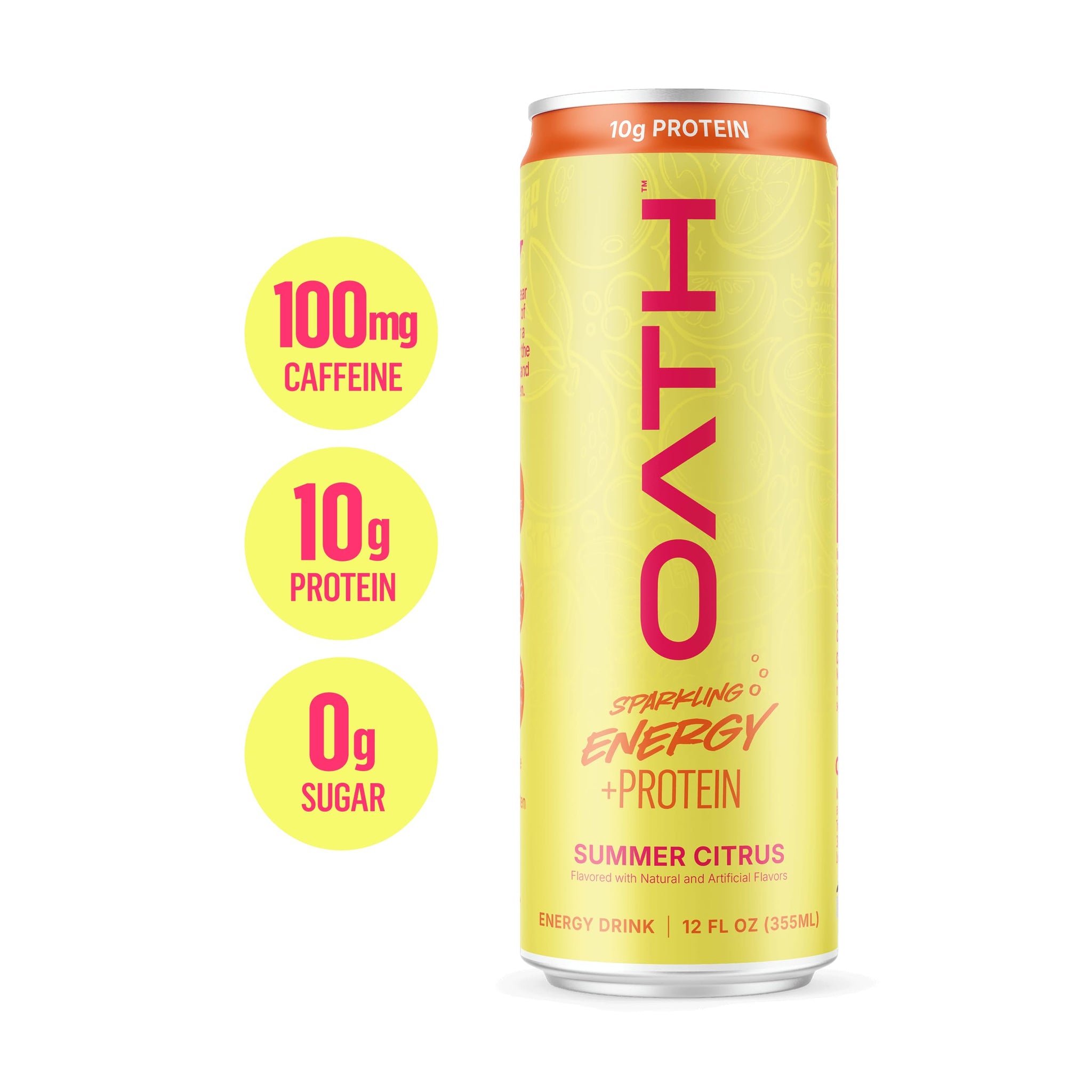 Multi Pack - Oath Nutrition - RTD Energy + Protein - 1 Serving - 12-oz - 12-pack - Summer Citrus