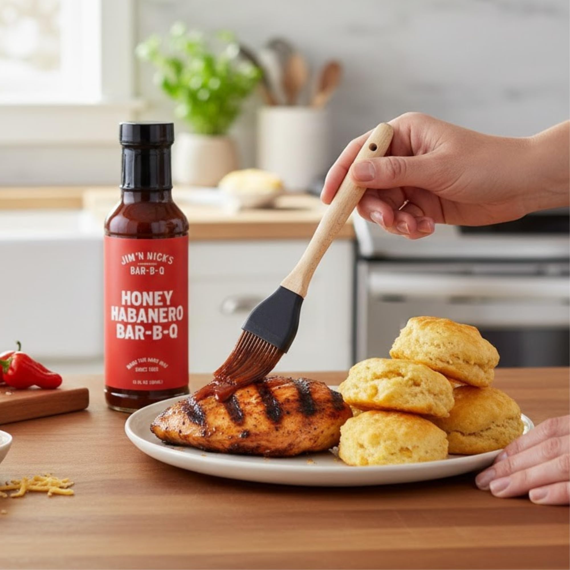 Jim N Nicks World Famous Southern Recipe Bar-B-Q Sauce - A Southern Original (Habanero)
