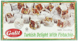 Galil Turkish Delight, Pistachio, 16-Ounce Boxes (Pack of 4)