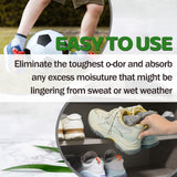 Marsheepy 6 Pack Activated Charcoal Odor Absorber Bags, Shoe Deodorizer insert and Shoe Odor Remover, 100% Natural Shoes Smell Remover?Shoe Odor