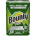 Bounty Plus Select-A-Size White Long Cloth Like 12 Paper Towel Rolls of 2-Ply 86 Sheets Each