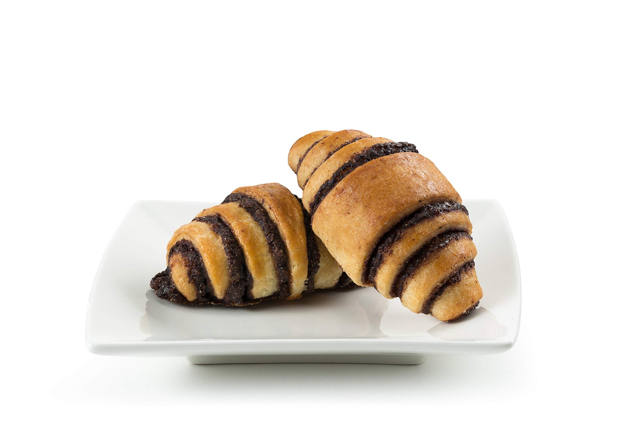 Green's Bakery Chocolate Rugelach Croissant, 10 lb. Box, Fresh Bakery Food, Breakfast Pastery, Dairy and Nut Free, OK Certified Kosher and Pareve