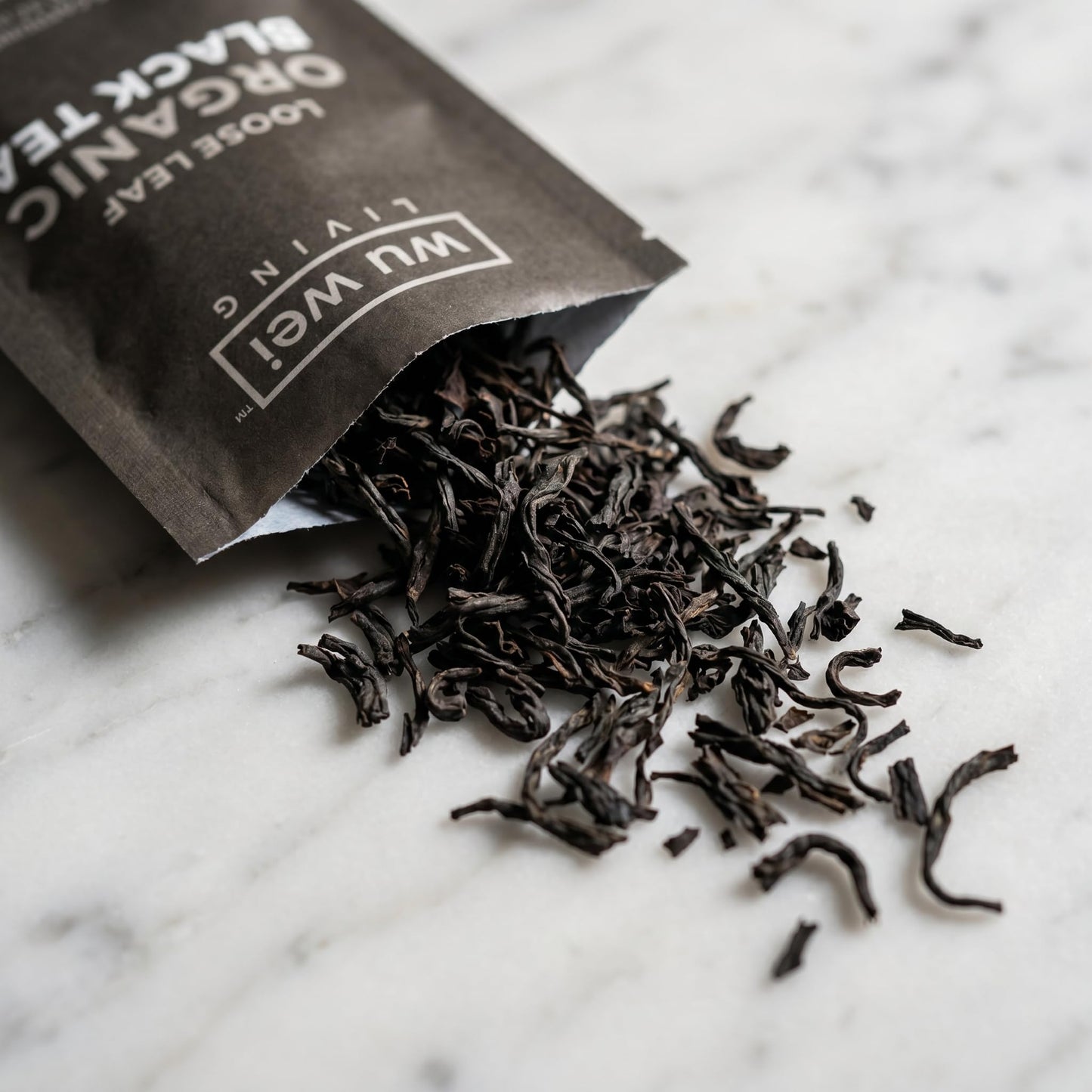 Organic Black Tea, USDA Certified, Mellow and Sweet, Single Serve Loose Leaf Black Tea (32-Pack)