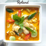 Roland Foods Red Curry Paste, No MSG, Specialty Imported Food, 6.8-Ounce Jar