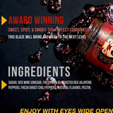 Ghost Scream Hot Sauce - “Chili Garlic Jam” (Sweet, Spicy & Smoky) - This Award Winning Recipe (from a World Renowned Chef) Combines Fresh Ghost Chili