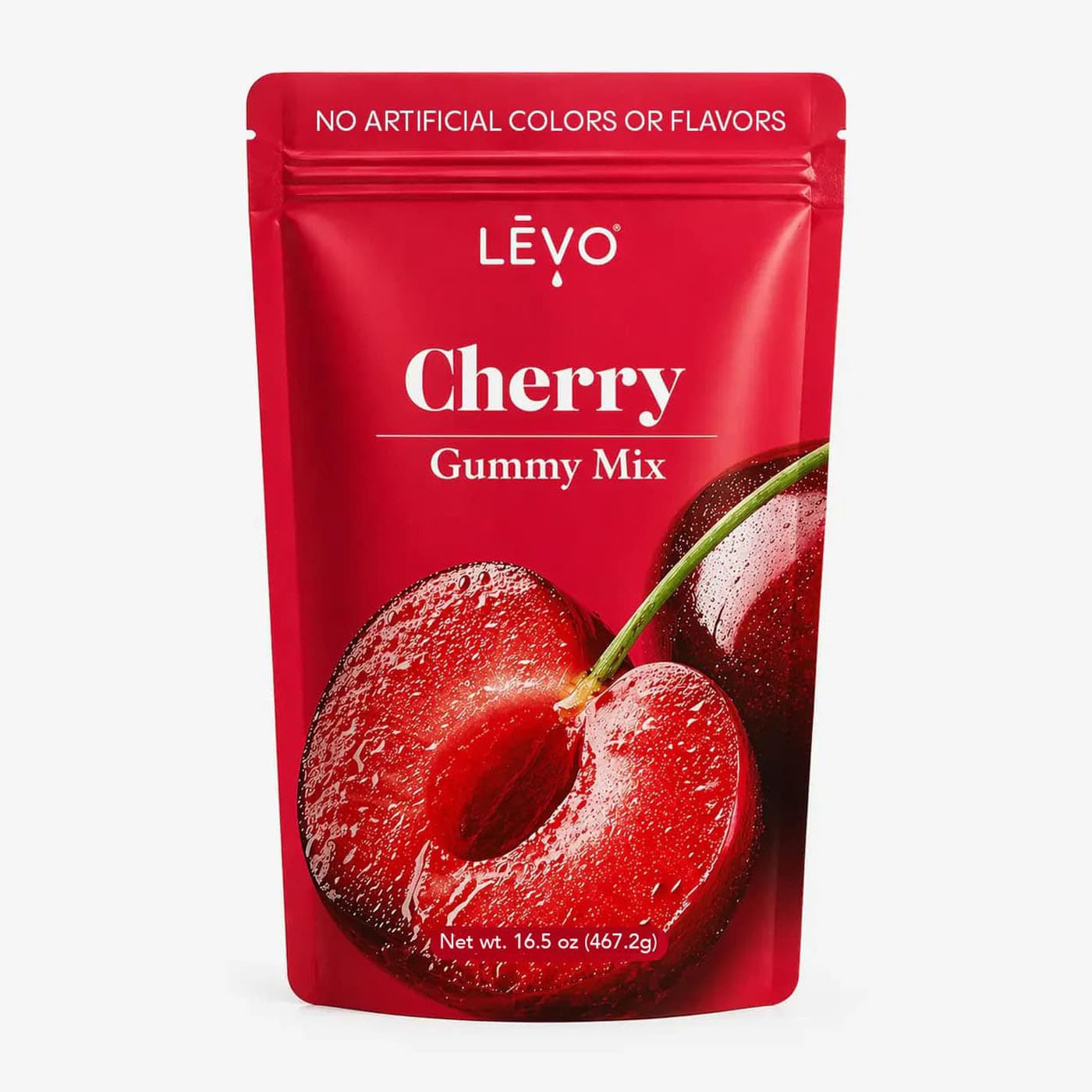 L?VO Gummy Mix - Cherry - Bulk Bag 16.5 oz - Make Your Own Infused Gummies - Each Bag Makes 192 Gummies - 1 Pack