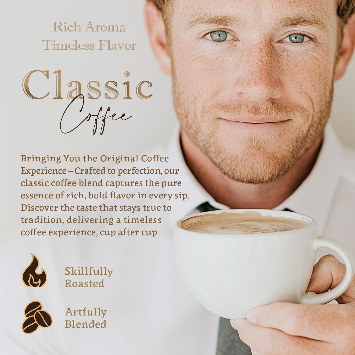 Premium Coffee Beans - Organic Whole Bean Coffee, 100% Arabica, Single Origin, Medium Roast, Balanced Acidity - by Coffea Flavor