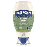 Best Foods Mayonnaise Dressing Olive Oil Mayo Squeeze Condiment for Simple Meals Rich in Omega 3-ALA 20 oz