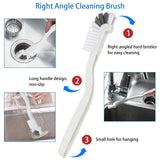 6 Pack Multipurpose Household Cleaning Set, Deep Cleaning Brush Set with Grips - Dish, Scrub, Bottle, Shoe, Groove Gap, Keyboard Brush for Kitchen
