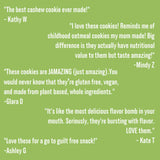 Kakookies A Cookie Re-Imagined, Cashew Blondie (Box of 12 Cookies), Soft-Baked, Plant-Based, Dairy Free, Gluten Free, Vegan