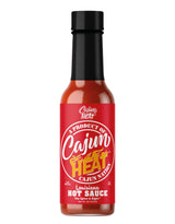 Cajun Nation CAJUN HEAT Louisiana Hot Sauce 5oz - Bold Flavor with No MSG - Authentic Louisiana Style Heat from the Cajun Coast - Low Sodium Bottle