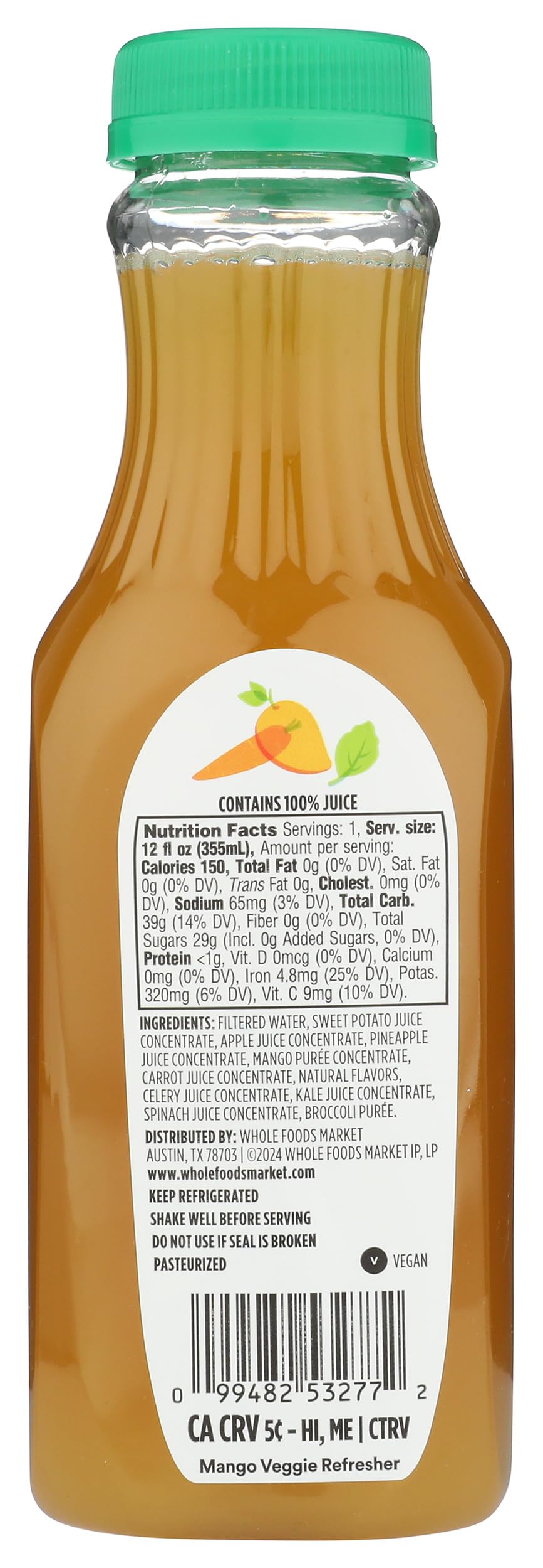 365 by Whole Foods Market Mango Veggie Blend, 12 FZ