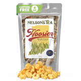 Nelson's Tea Hoosier Kettle Corn - Cut & Sifted, Caffeine Free Loose Leaf Tea with Sweet and Spicy Blend of Green Rooibos, Honeybush, Caramel, Corn