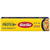 Barilla Protein+ (Plus) Thin Spaghetti Pasta, 14.5 Ounce - plant based - Made from Lentils, Chickpeas & Peas - Non-GMO, Kosher Certified
