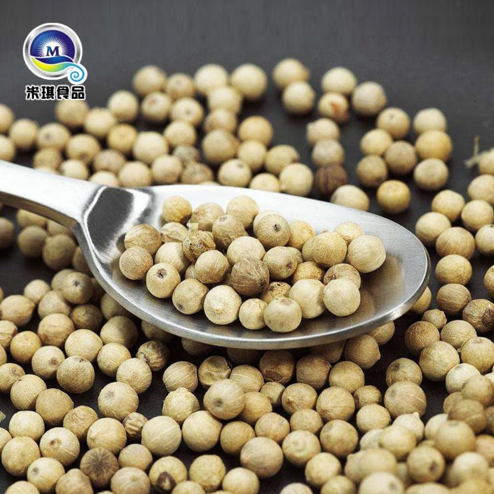 Zercumm Mill Bottle White Pepper Particles 35G Western Food/Steak Commonly Used Cooking Seasoning Cooking Soup Cooking New Date