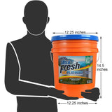Ultra Fresh 6X Platinum 5 Gallon Laundry Detergent Liquid for All Machine Types with Easy Dispensing Pump, Up to 640 Loads, Mountain Fresh (2 Pack)