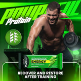 Greens+ Plusbar Energy, Natural, Gluten-Free Snack with Super Greens, Superfoods & Almond Butter, Vegan, Dairy-Free, Non-GMO, 10g Protein Meal