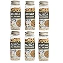 Pereg Quinoa All Italiana - Canister (10.58 Oz x 6 Pack), Rich in Protein, Fibre & Iron, Rice & Pasta Alternative, Quinoa Superfood Grain, Gluten-Free, Vegan, Non-GMO, Flavored with Veggies & Herbs