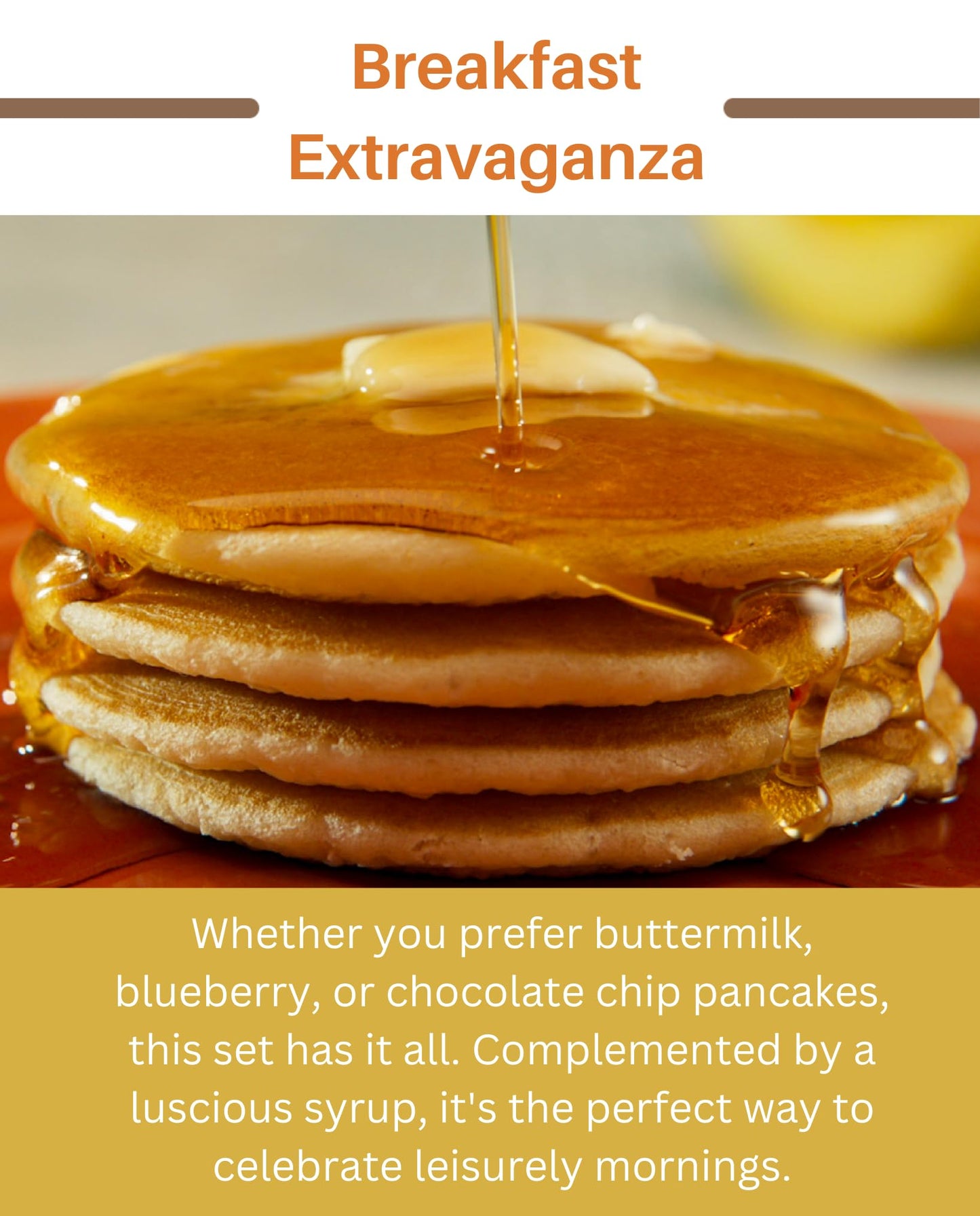 Michele’s 40th Anniversary Gourmet Breakfast Gift Set - Butter Pecan & Maple Cream Syrups, Buttermilk Pancake Mix, Recipe Book - Perfect Holiday & Thanksgiving Gifts - Gourmet Food for Foodies, Breakfast Lovers & Special Occasions