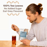 Waka Instant Black Tea Mix, Earl Grey - Black Tea and Pleasant Bergamont Flavor, Unsweetened Powder for 50 Quarts or 200 Cups - Easy and Quick Hot or