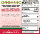 Pure Anatolia Organic Strawberry Juice Detox Blend 32 fl oz - Natural Juice with Apple, Lemon & Carrot - Organic Drink With No Preservatives and Sugar