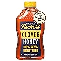Fischer's Pure Clover Honey 40 oz - 100% Pure, Raw and Unfiltered Honey in a Squeeze Bottle - All-Natural Sweetener - Rich Flavor Profile, Packed with Nutrients