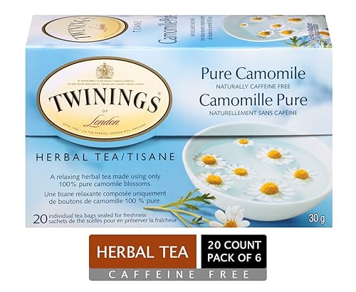 Twinings Organic Camomile Tea Bags 20 per pack - Pack of 6